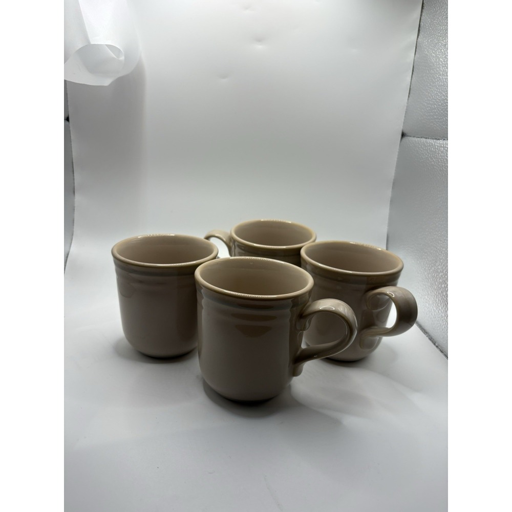 Noritake Sunset Mesa 8663 Stoneware Coffee Mugs Set of 4 Japan Vintage